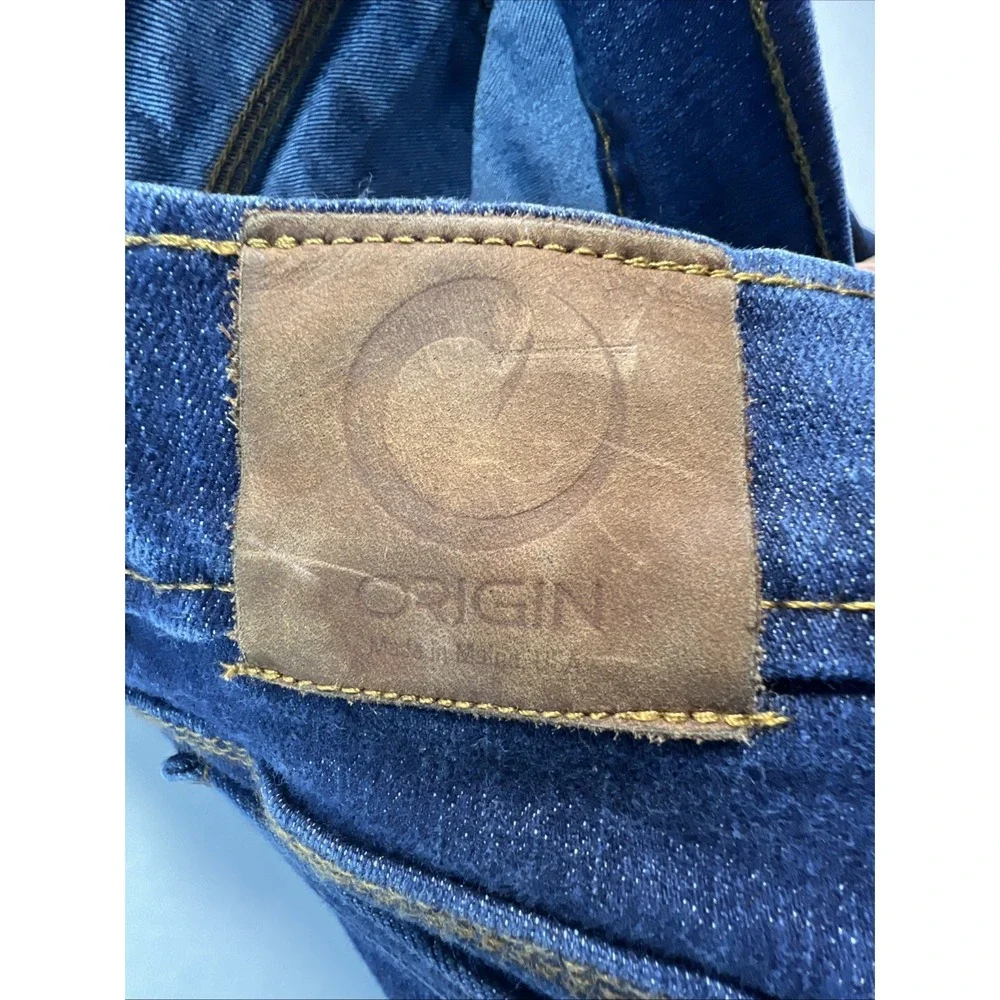 Origin Maine Legit Fit Jeans Dark Wash Denim Made in USA Mens 34 x 28